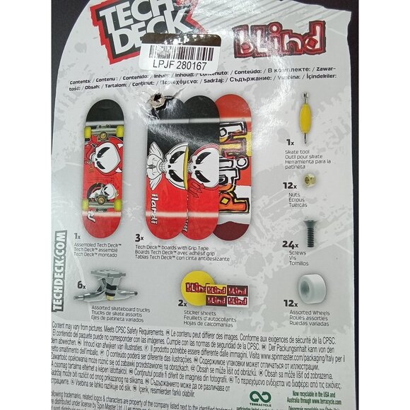 Tech Deck Blind Fingerboard Set With Customizable Boards Tools - Picture 4 of 4